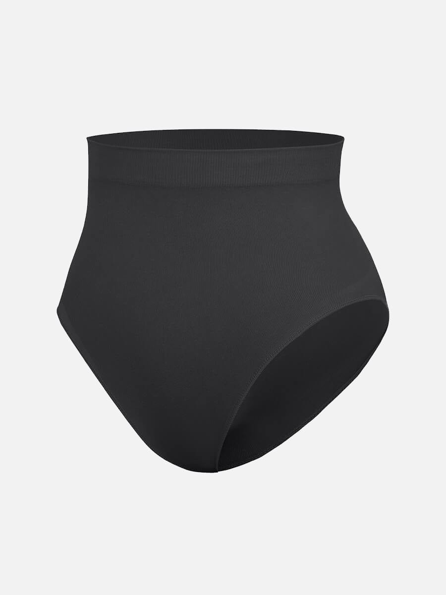Women's High-Waist Briefs – Seamless Tummy Control & Antibacterial Hip Shapewear