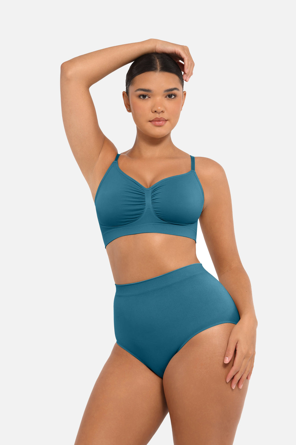 Women's High-Waist Briefs – Seamless Tummy Control & Antibacterial Hip Shapewear