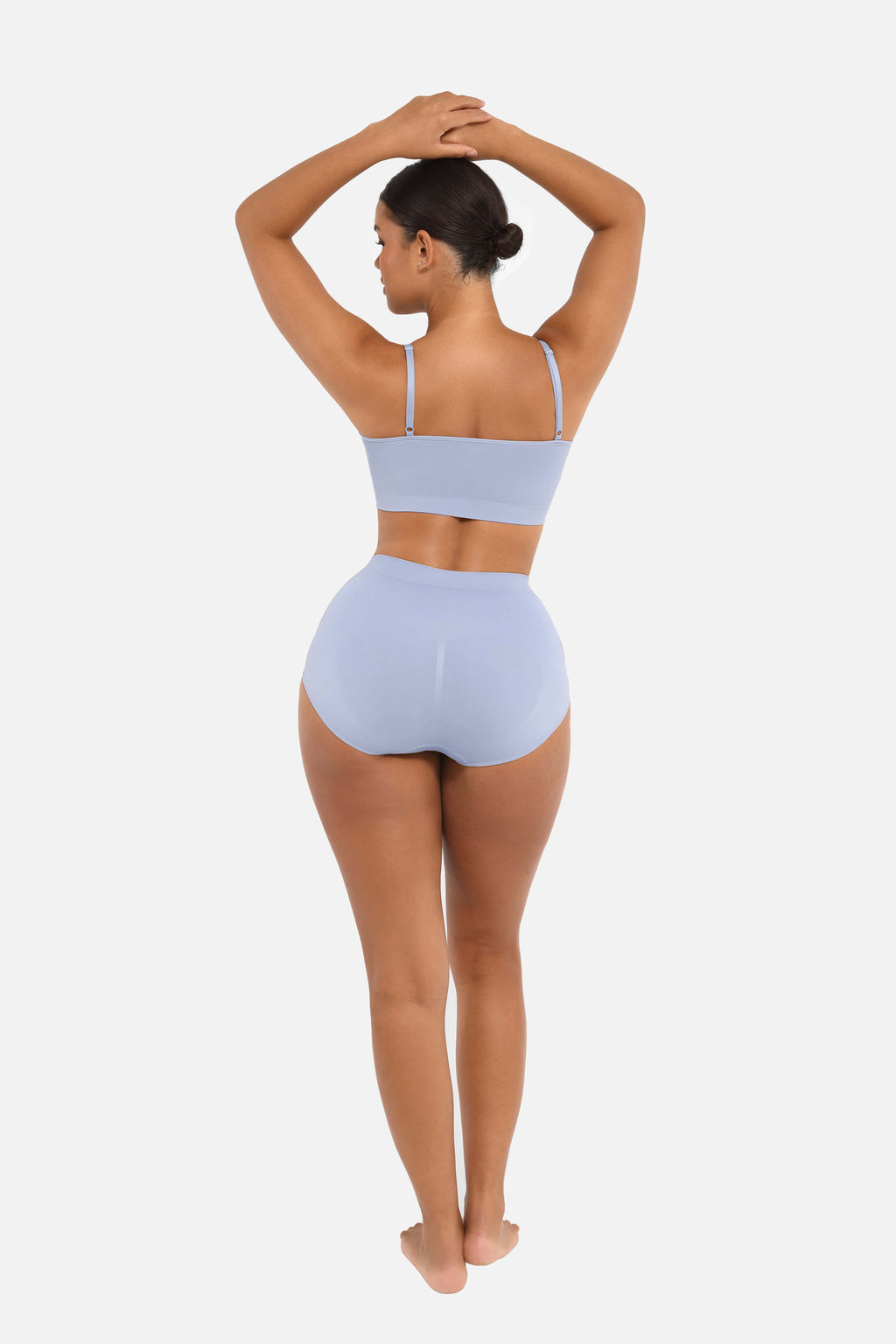 Women's High-Waist Briefs – Seamless Tummy Control & Antibacterial Hip Shapewear