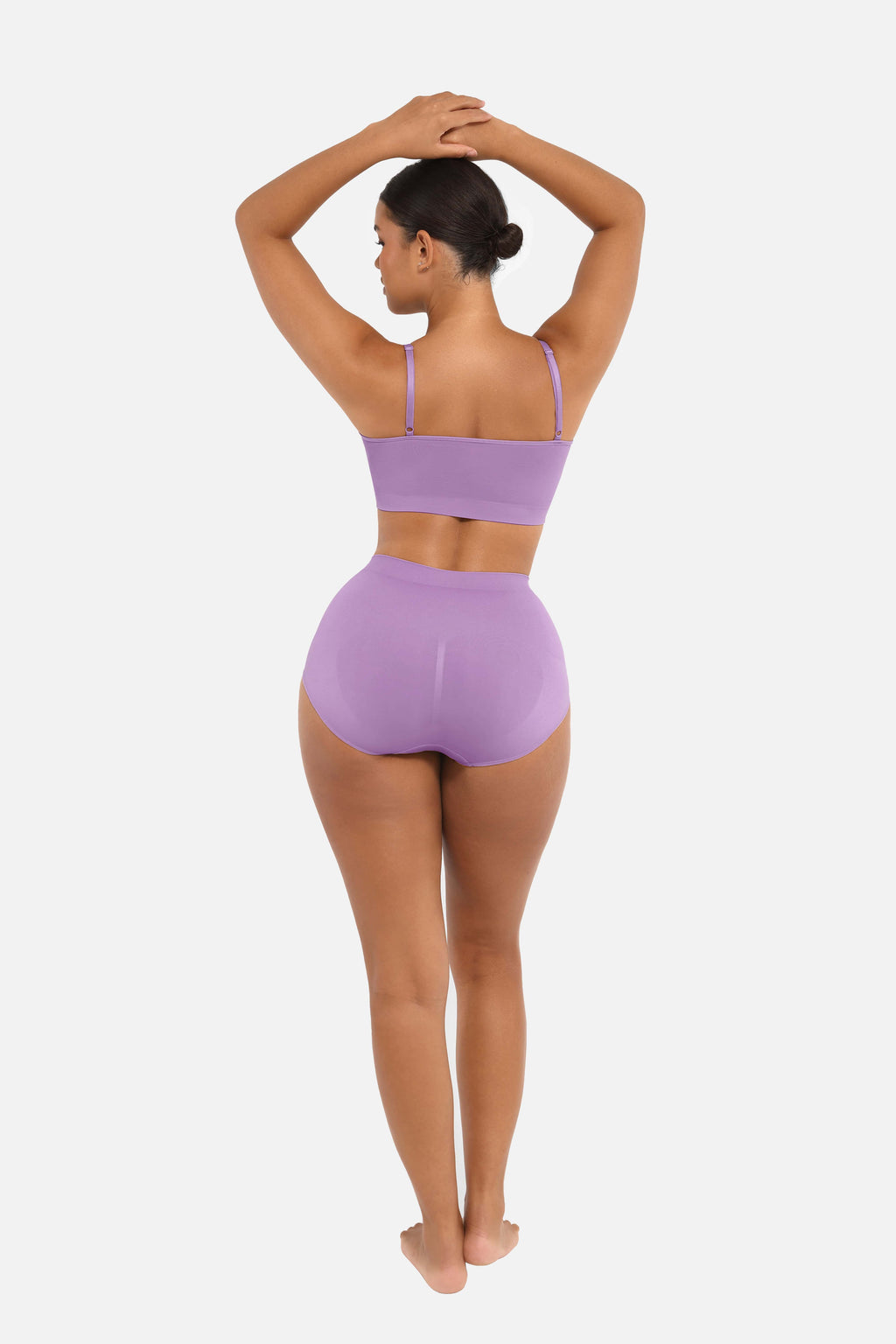 Women's High-Waist Briefs – Seamless Tummy Control & Antibacterial Hip Shapewear