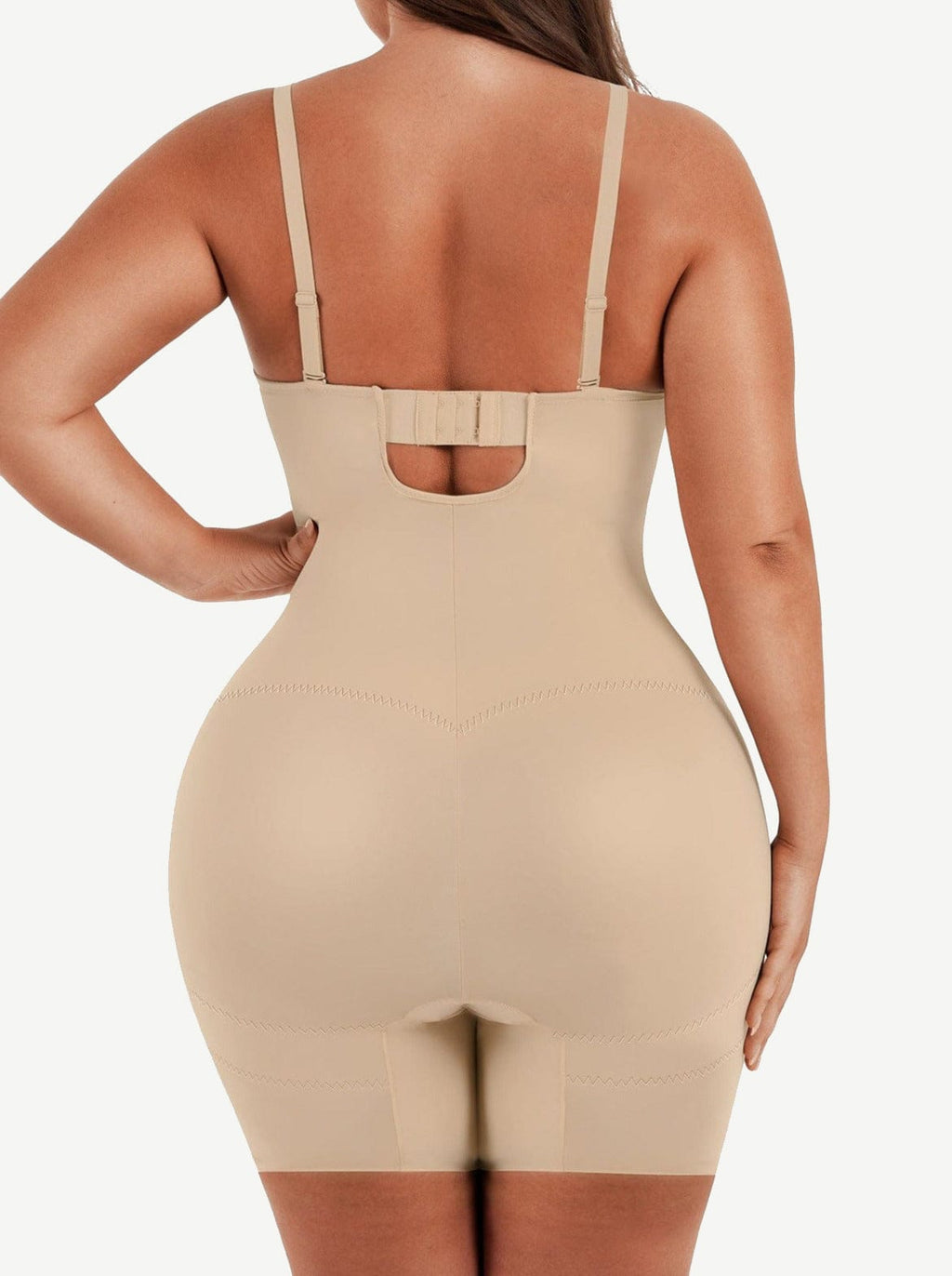 Women's Bodysuit – Back-Smoothing Underwire Push-Up Strapless Shapewear