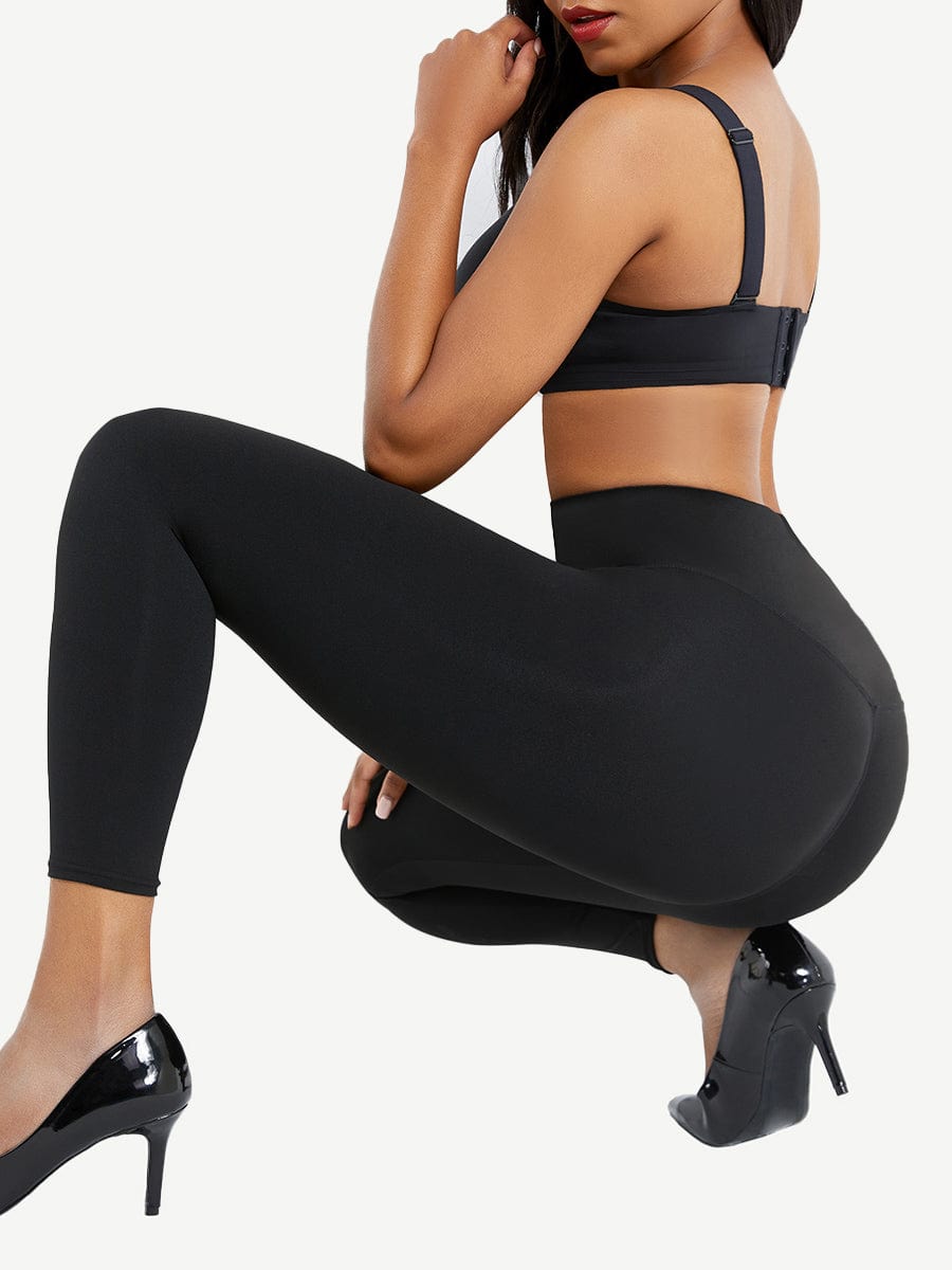 Women's Full-Length Sculpting Leggings – High-Waisted Tummy Control Shapewear