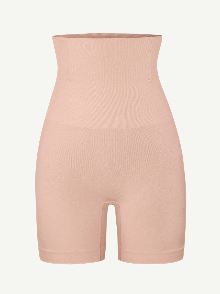 Women's Shapewear Shorts – Seamless Double-Layer Tummy Panel with 4 Steel Bones