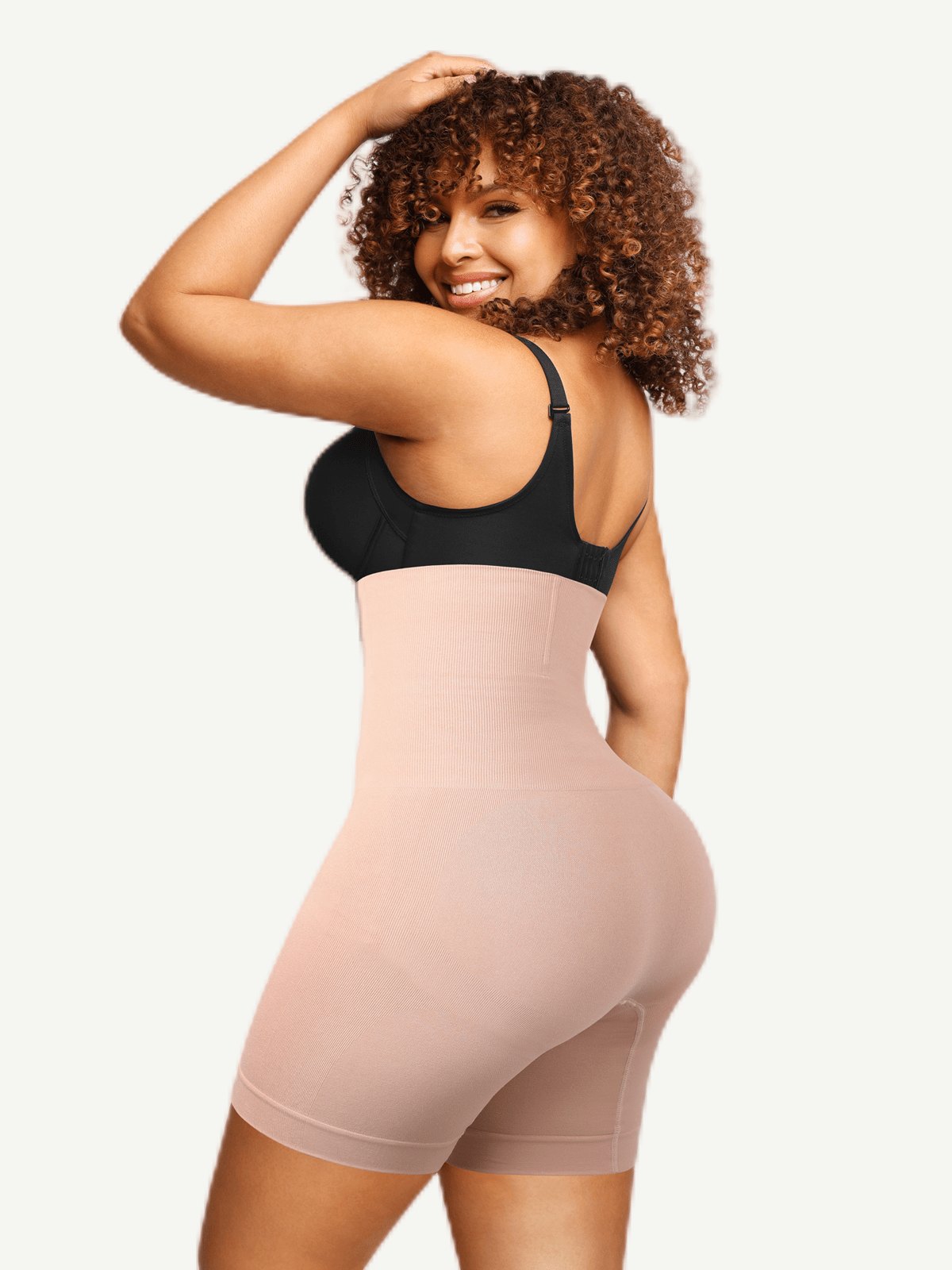 Women's Shapewear Shorts – Seamless Double-Layer Tummy Panel with 4 Steel Bones
