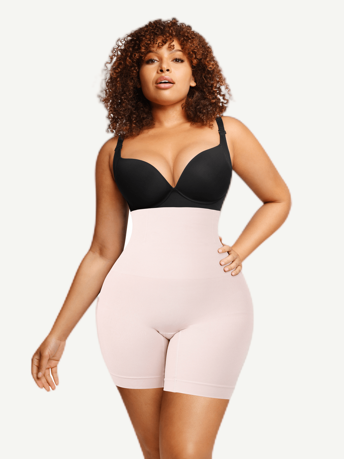 Women's Shapewear Shorts – Seamless Double-Layer Tummy Panel with 4 Steel Bones