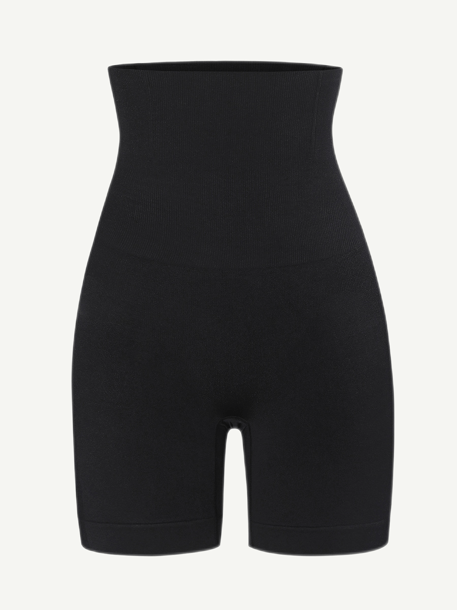 Women's Shapewear Shorts – Seamless Double-Layer Tummy Panel with 4 Steel Bones