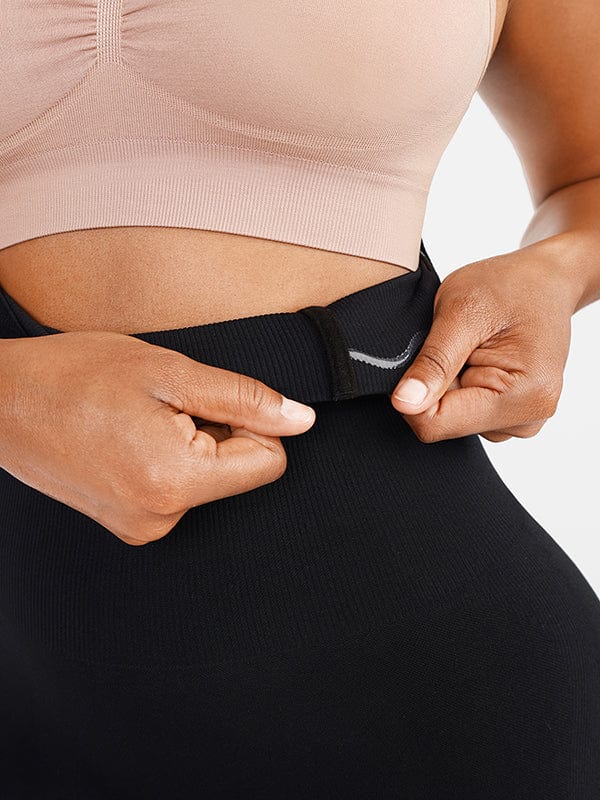 Women's Shapewear Shorts – Seamless Double-Layer Tummy Panel with 4 Steel Bones