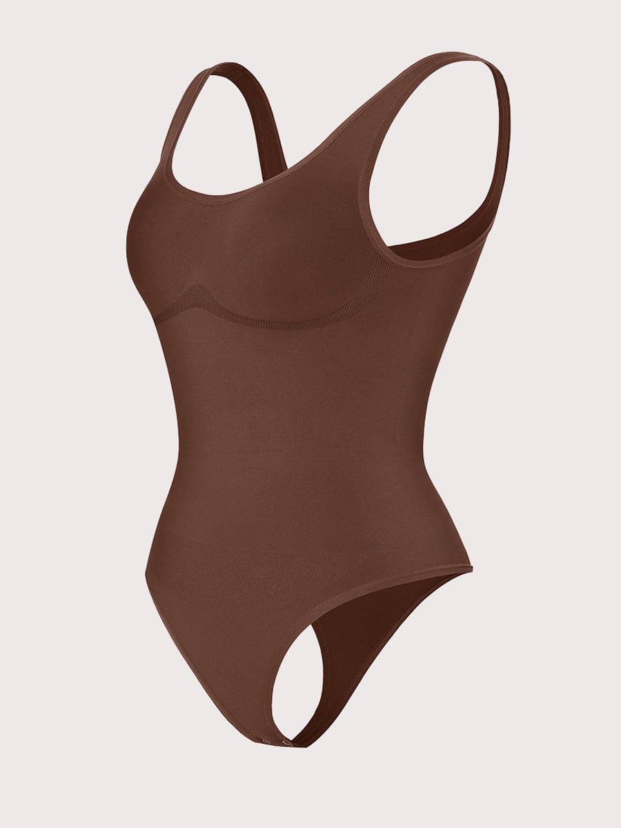 Women's Bodysuit – Eco-Friendly Seamless Belly Control Thong Shapewear
