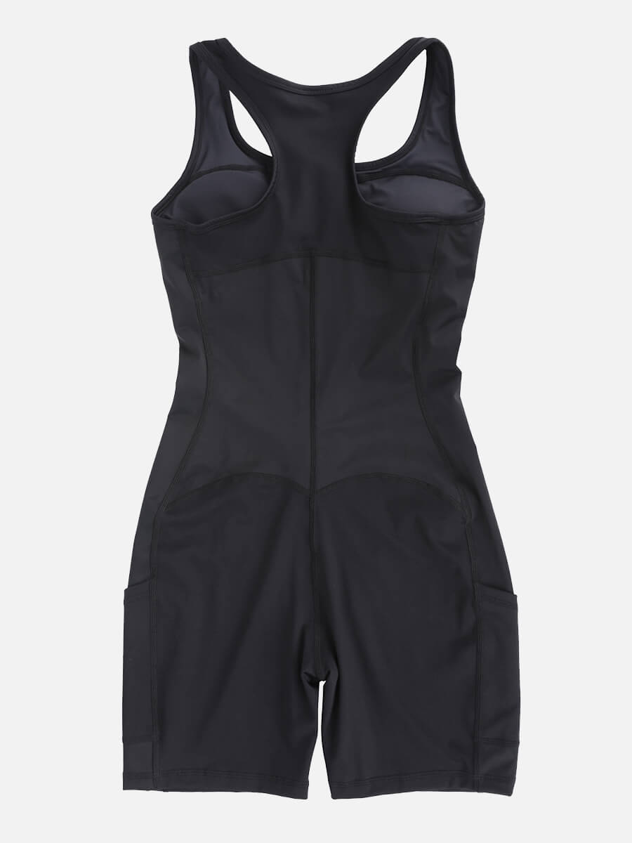 Women's Bodyshaper – Stretch Athletic Sauna Design with Pockets Shapewear