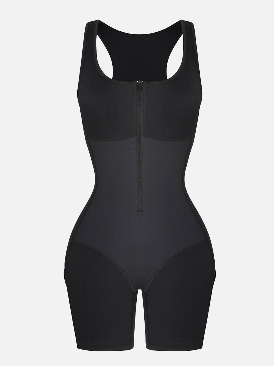 Women's Bodyshaper – Stretch Athletic Sauna Design with Pockets Shapewear