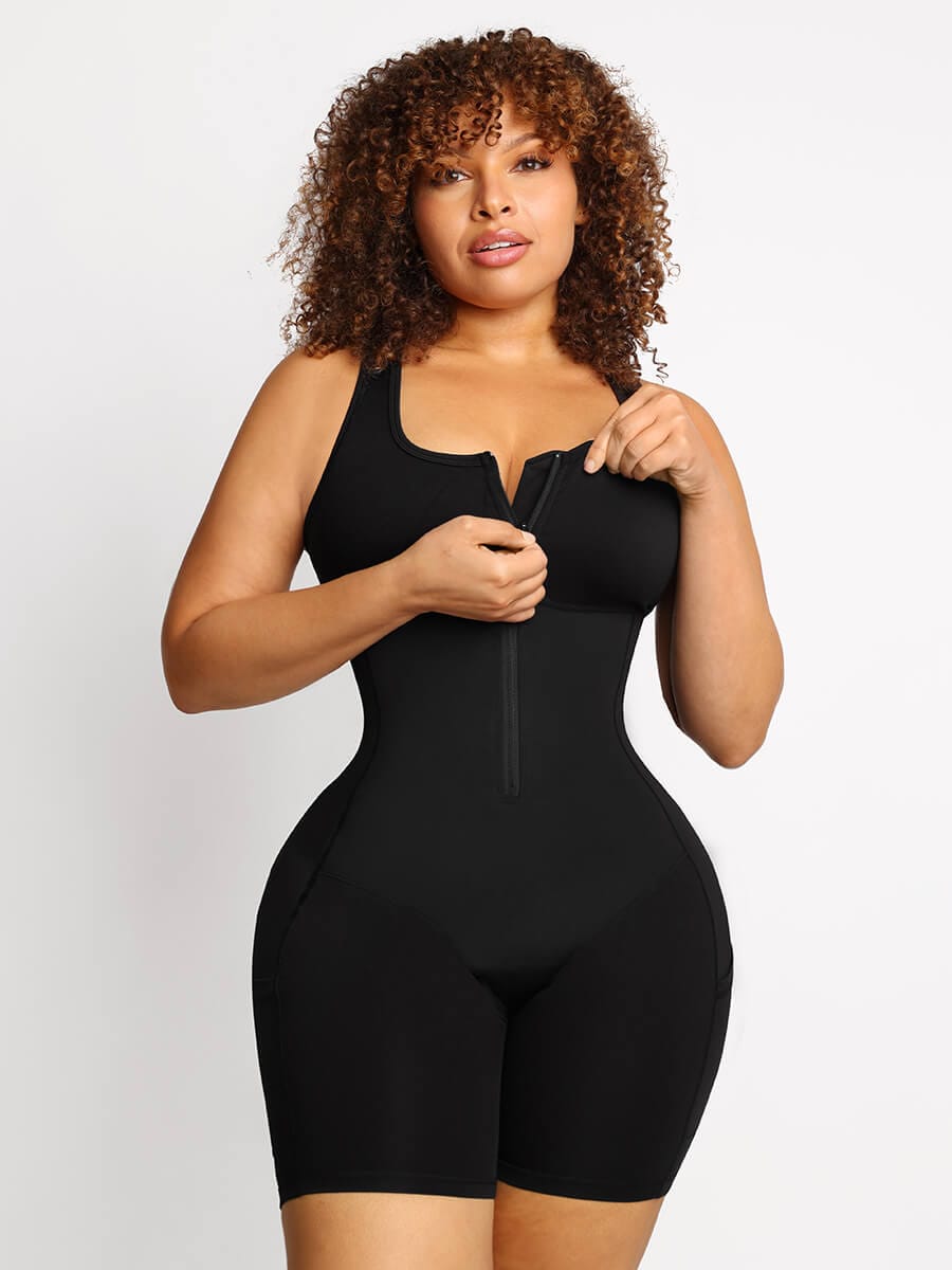 Women's Bodyshaper – Stretch Athletic Sauna Design with Pockets Shapewear