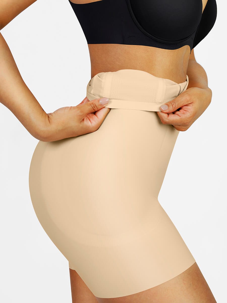 Women's Butt-Lifting Shorts – High-Waisted Air Slim with Removable Hip Pads