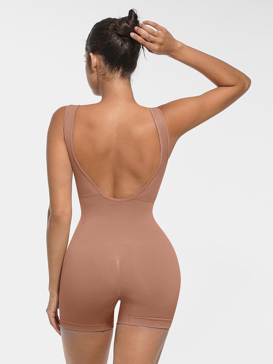 Women's Shapewear – Round Neck Seamless U-Back with Removable Cups