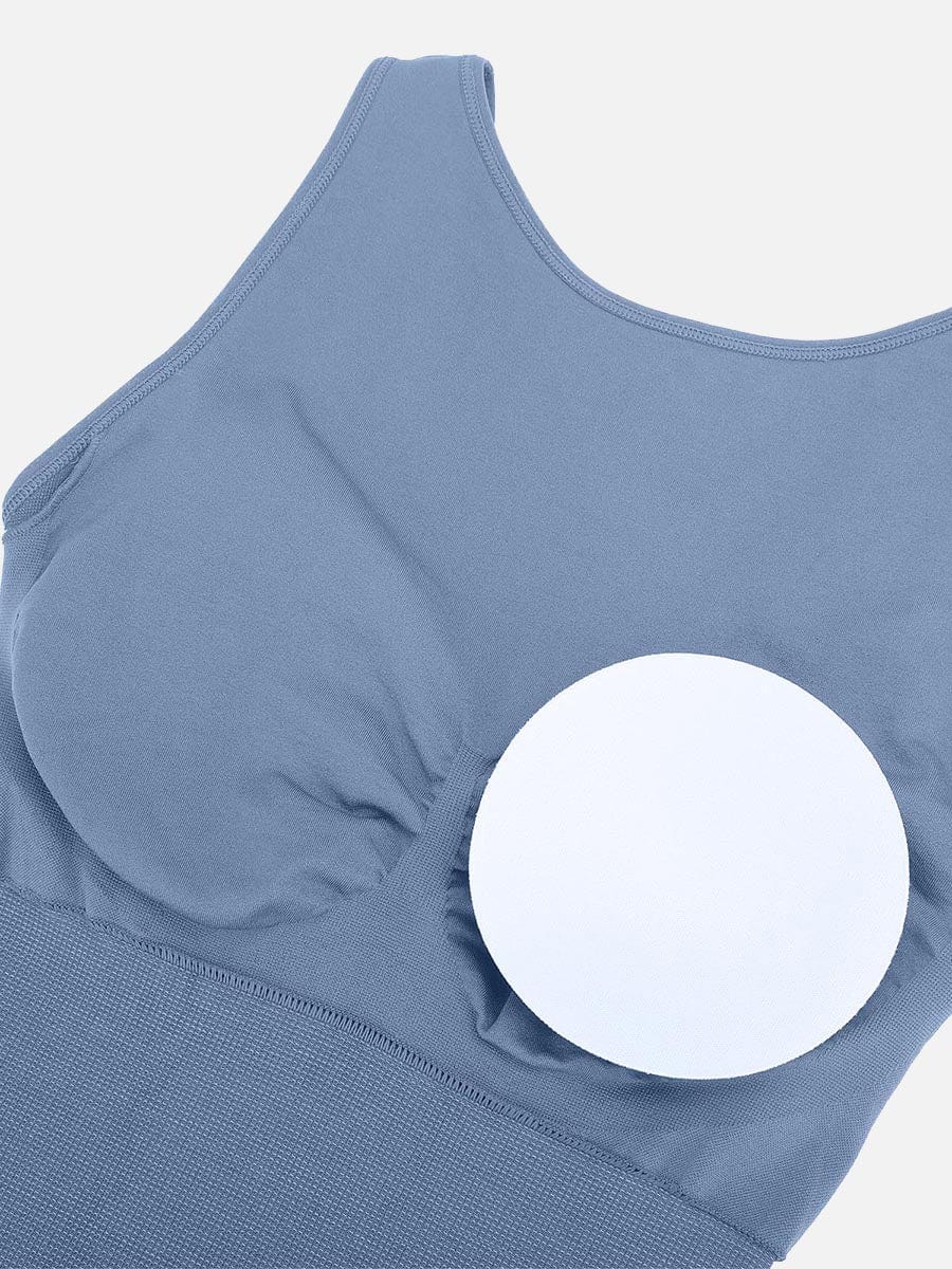 Women's Shapewear – Round Neck Seamless U-Back with Removable Cups