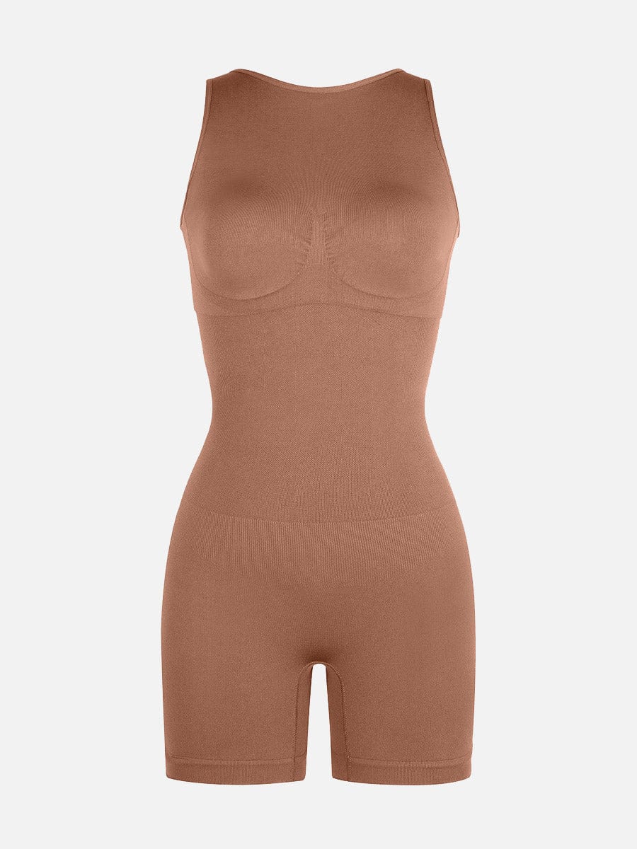 Women's Shapewear – Round Neck Seamless U-Back with Removable Cups
