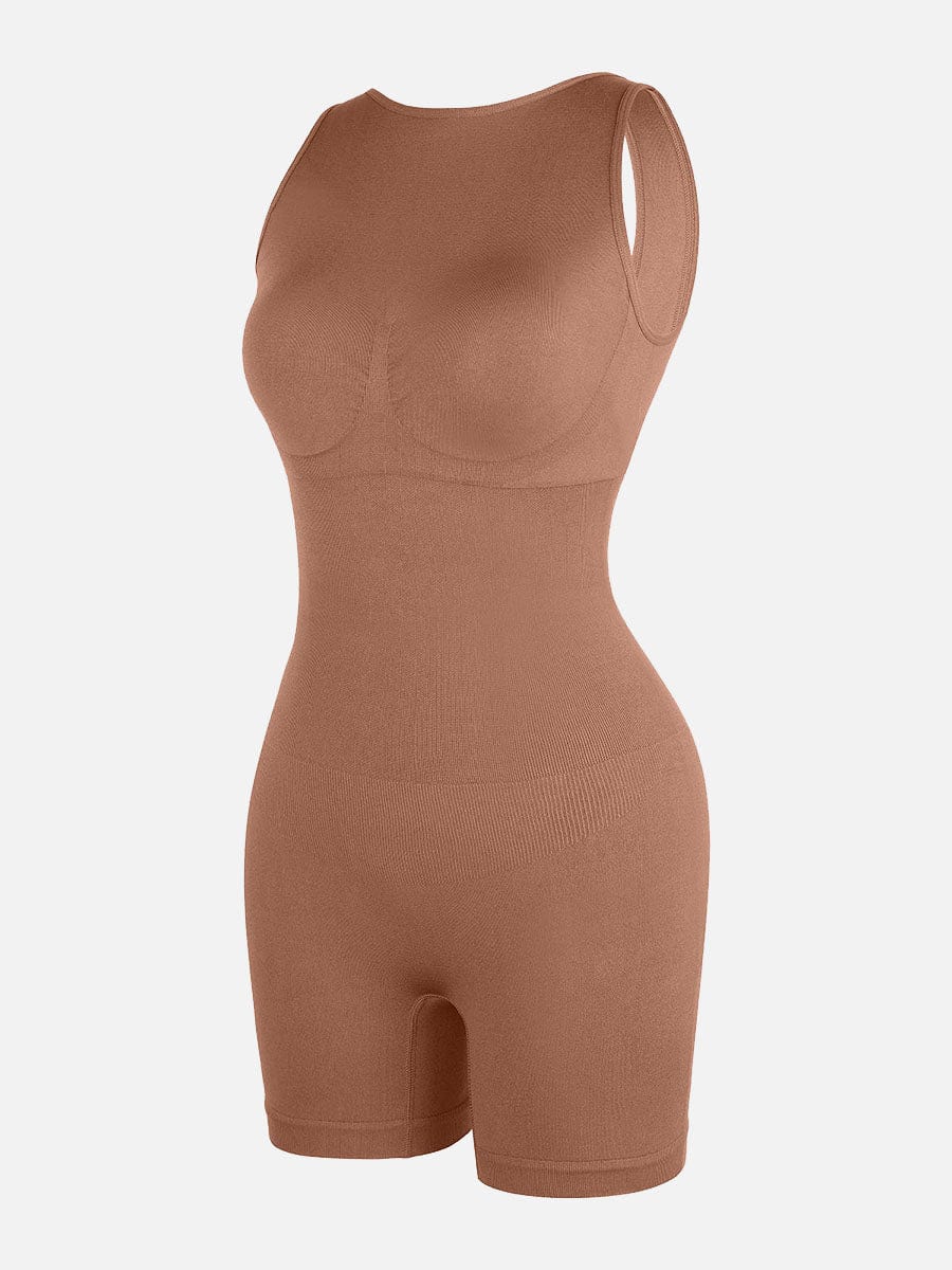 Women's Shapewear – Round Neck Seamless U-Back with Removable Cups