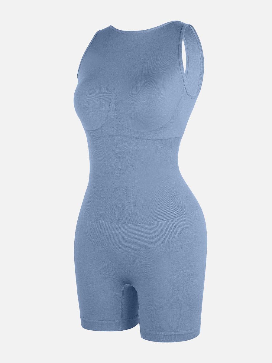 Women's Shapewear – Round Neck Seamless U-Back with Removable Cups