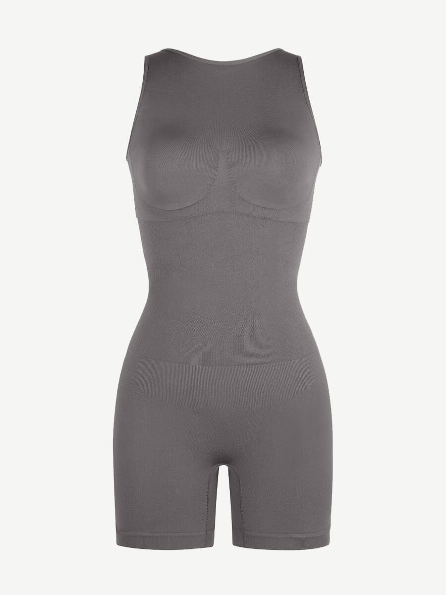 Women's Shapewear – Round Neck Seamless U-Back with Removable Cups