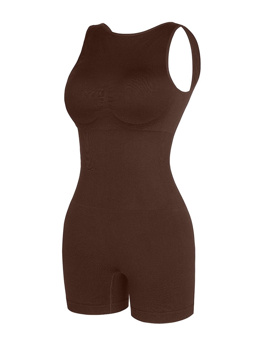 Women's Shapewear – Round Neck Seamless U-Back with Removable Cups